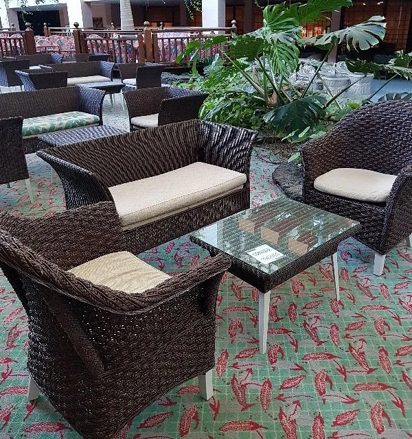 Muebles alrededor de mesa de centro